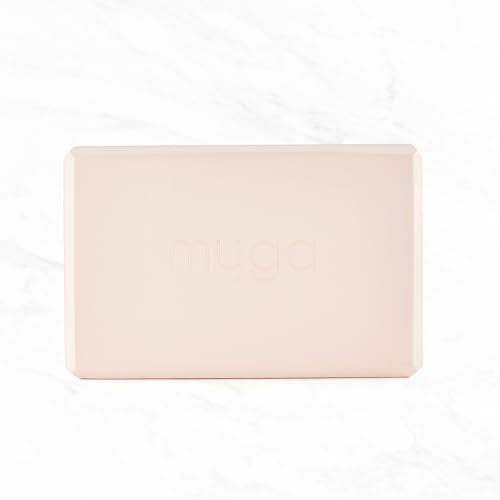 MYGA Yoga Block,Lightweight EVA Foam Yoga Brick,High Density Non-Slip Block for Yoga Poses, Pilates, Balance and Flexibility - color: Blush