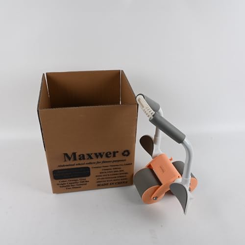 Maxwer Ab Roller Wheel with Elbow Support, Dual Wheel Ab Machine for Training Strengthening, Abs Exercise Roller for Women Men Beginners