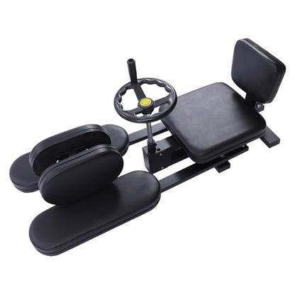 3 Bar Pro Leg Stretcher with Cushion&Wheels 180° MMA Stretching Trainer Split Leg Training Machine Flexibility Stretching Equipment for Ballet Yoga Dance Martial Arts Home Gym Exercise Black