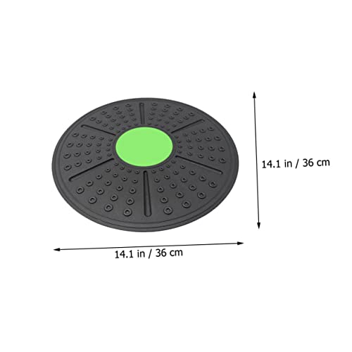Mikikit Balance Training Board with Raised Massage Points Non Slip PP Material Fitness Tool for Core Strength Stability Coordination Improvement Durable Balance Exercise Pedal for Home and