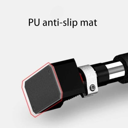 Wedge-Style Doorway Pull-Up Bar, No-Screw Adjustable Chin-Up Bar, 400kg Load Capacity, Anti-Slip Home Fitness Bar (Small)