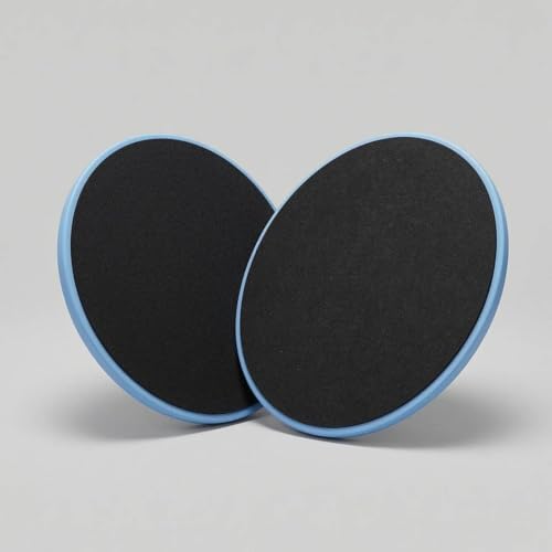 Milageto Fitness Sliding Discs Round Core Training Discs Double Sided Workout Sliders for Indoor Floors