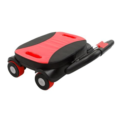 4-Wheel Abdominal Roller with Elbow Support & Phone Holder, Ab Roller Wheel, Foldable Ab Roller Wheel, Portable Fitness Equipment for Beginners & Advanced