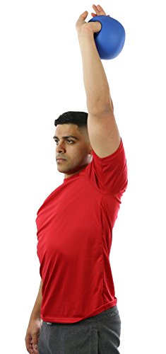 CanDo 10-3294 One Handle Medicine Ball, 10 lb, Blue - size: 10 lbs