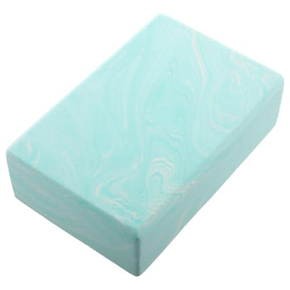Beavorty Non-slip Eva Yoga Block for Balance and Stretching, Lightweight Foam Exercise Brick for Pilates and Dance, Camouflage Green Yoga Support Tool for Women and Fitness