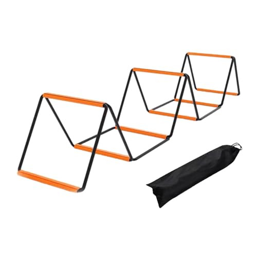 Agility Ladder Speed Ladder Staircase Instant Set up Foldable Training Equipment Agility Training Ladder for Foot Exercise
