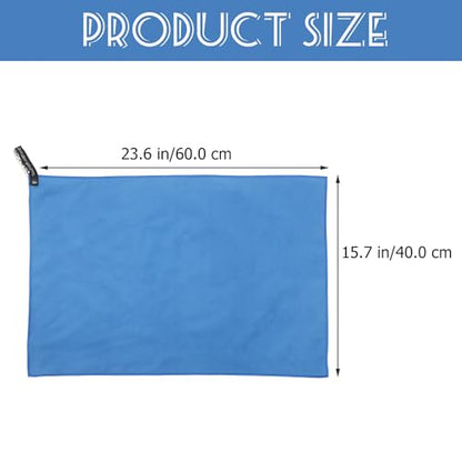 Alipis Fast Dry Sweat Towel Microfiber Gym Sports Towel 40x60cm Carry Tube Bag, Quick Dry Cooling Workout Accessory for Fitness, Swimming, Yoga, Men Women