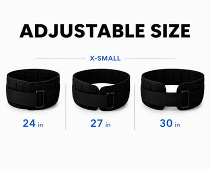 W8FIT Adjustable Weighted Belt for Women & Men, Up to 20 LBS – Rucking Belt for Walking, Hiking & Strength Training - size: 6 LB X-Small (24" - 30")