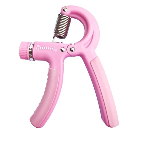 Strengthener Hand Grip for Kid Boys Girls Teenager Strength Trainer Number Counter Forearm Finger Wrist Gripper Exerciser 5-30kg Adjustable Stretcher Squeezer Workout