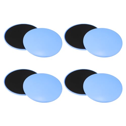 PATIKIL Core Sliders for Working Out Dual Sided Exercise Sliders Fitness Workout Strength Slides Discs for Gym Carpet Hardwood Floor - color: Blue