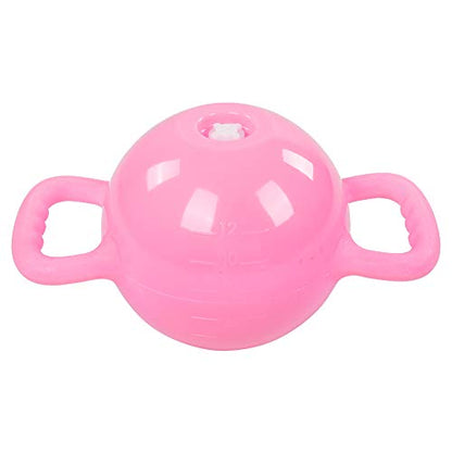 Water Filled Kettlebells, Adjustable Fitness Kettlebells for Home Workout, 1.2-12lb Water Adjustable Weight with Non - Slip Handle for Yoga Pilates Strength Training - color: Pink