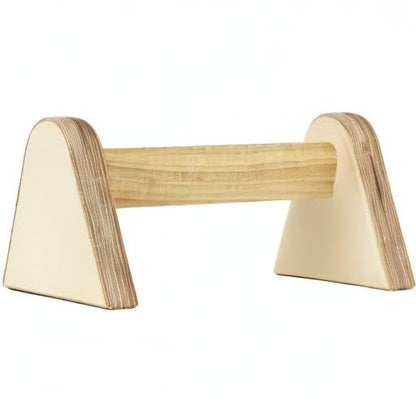 Beyond Balance Wood Parallettes Push-up Bar Dip Station for Gymnastics Calisthenics Acrobatics| Handstands Planche Push-ups L-sits Dips - style: Small