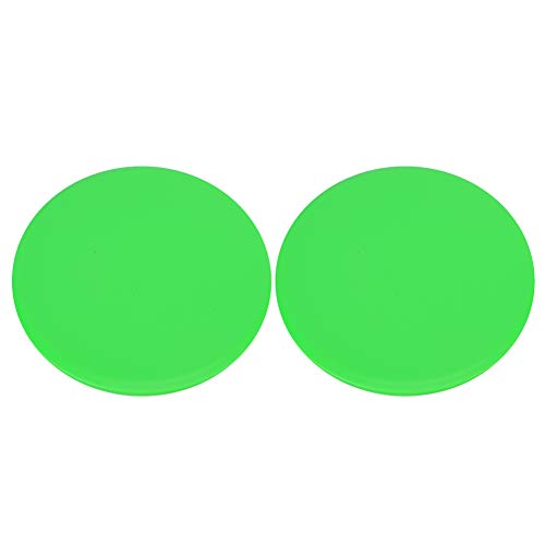 Premium Fast Speed Slide Plates Discs Whole Body Core Workout Equipment for Home Gym Fitness Training Green 2Pcs Set