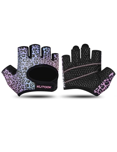 KUTOOK Weight Lifting Gloves for Women Gym Workout Gloves with Palm Protection & Extra Grip Breathable Exercise Gloves for Men Fitness