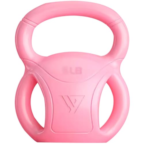 Kettlebell Weights Gym Muscle Training Kettle Bells, Women's Fitness Squat Dumbbell, Unique Three-Ear Structure, Sports Equipment(Yellow,20LB)