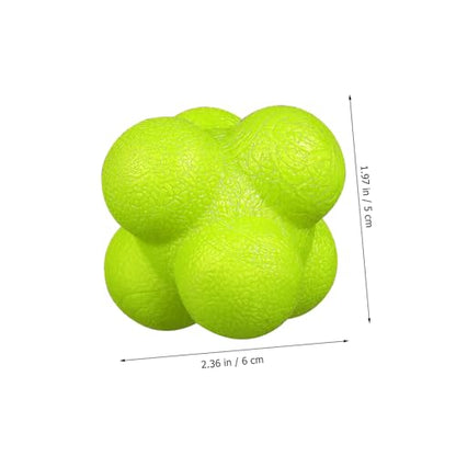 SUPVOX 6 Pcs Hexagonal Reaction Balls Agility Trainer with High Difficulty for Soccer Basketball Volleyball Football Training Hand Eye Coordination and Reflex Speed