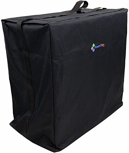 IncStores Foam Flooring Tiles Carrying Case | Easy Transportation of High-Density Interlocking Foam Tiles for Floor Protection in Your Trade Show, Exercise, and Play Areas