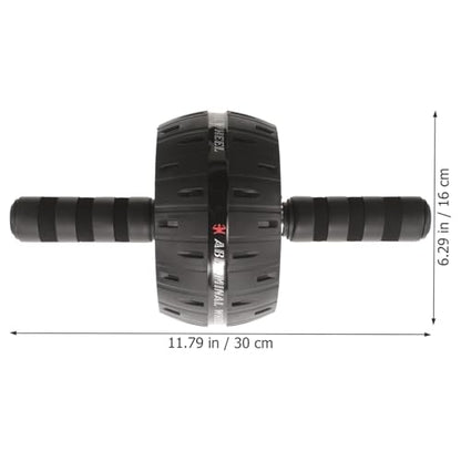 STOBAZA Quiet Exercise Ab Roller Wheel with Knee Pad Material Multi-angle Stability for Abdominal Arms Shoulders Workout Suitable for Men Women Beginners and Experts