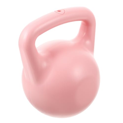 VILLCASE Water-fillable Kettle Bell for Yoga and Fitness Training, 4kg Pink Hand Weight Dumbbell, Portable Home Exercise Equipment for Women’s Arm and Glute Workouts