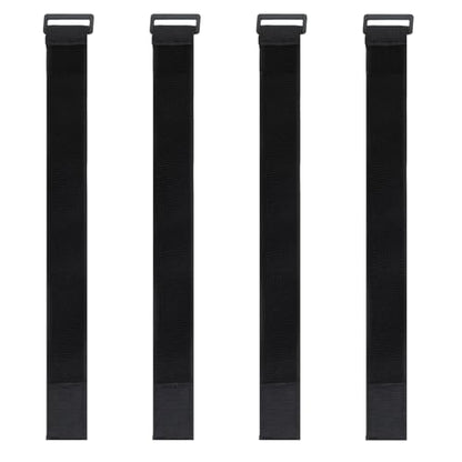 4pcs Leg Exerciser Traction Straps, Pedal Strap for Elliptical Exercise Machine, Fitness Equipment Accessories, Easy to Carry, Assemble and Store, Suitable for Home, Office or Gym Use