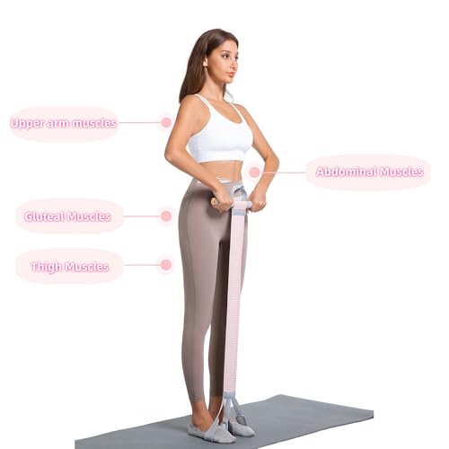 Multifunctional Tension Rope Sit-Up Assistance, Knitted Fitness Equipment for Abdominal/Waist/Arm/Leg Stretching & Weight Loss Training