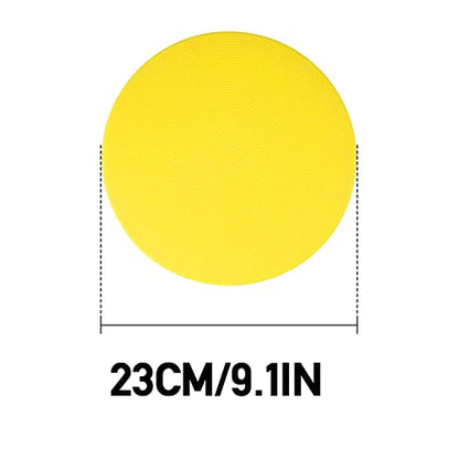 VGEBY 10Pcs Spot Markers, Flat Disc Markers Round Silicone Speed Training Spot Cones Field Marker for Soccer, Basketball, Baseball Supplies Vgeby1 Disc Markers