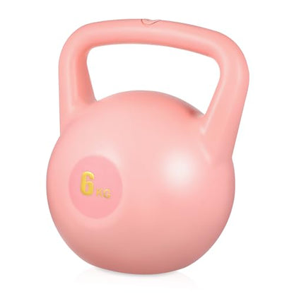 LIOOBO 6kg Water Filled Kettlebell Strength Training Exercise Equipment Dumbbell Kettlebell Weights