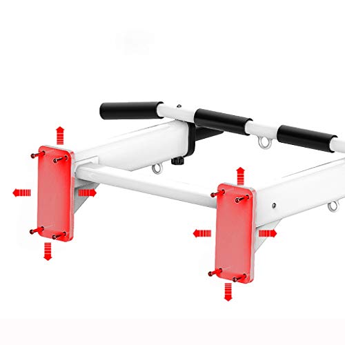 Wall Mounted Pull up Bar Multi-Grip Chin-up Station Home Gym Exercise Workout Equipment Strength Training Fitness Equipment Supports 600lbs (Size : Pull up bar B) - size: Pull up bar B