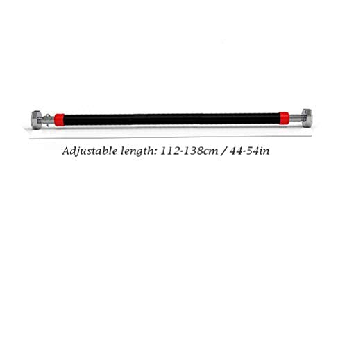 Pullup Bars Doorway Chin Up Bar,No Screws Home Horizontal Bar with Locking Device, Gymnastic Rings Resistance Band Bar, 112138 Cm, Load 200kg