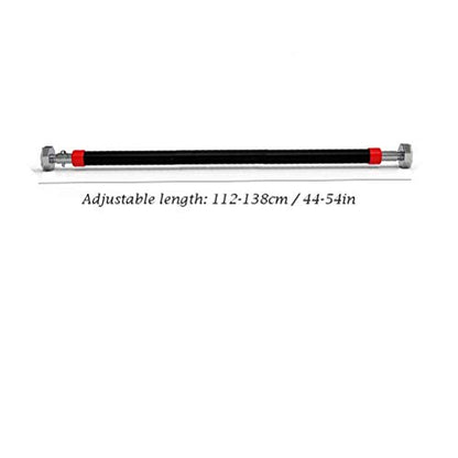Pullup Bars Doorway Chin Up Bar,No Screws Home Horizontal Bar with Locking Device, Gymnastic Rings Resistance Band Bar, 112138 Cm, Load 200kg