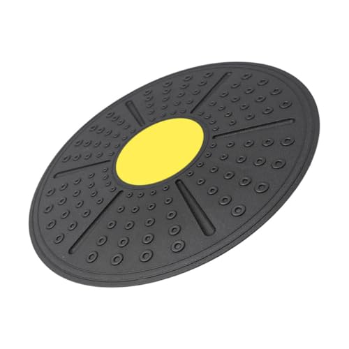 FOMIYES Balance Training Board Balance Exercise Board with Non-slip Surface Yellow Household Equilibrium Pedal for Sensory Rehabilitation and Fitness Training at Home