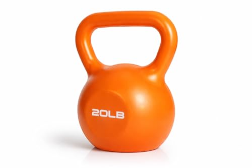 Kettlebell for Strength Training, Durable Weight for Home Gym Workouts, Wide Comfortable Grip Handle for Full Body Fitness