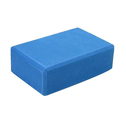 Yoga Blocks 2 Pack Supportive Latex-Free EVA Foam Yoga Blocks Set,Non-Slip Surface Lightweight High Density Yoga Blocks for Meditation Stretching Exercise Pilates - color: Blue