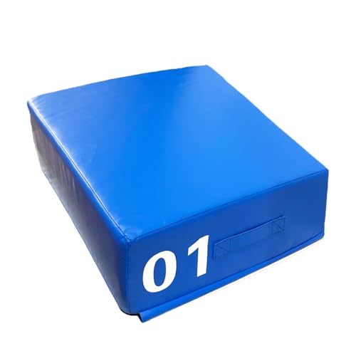 Plyometric Jumping Box Set,4-1 Height-adjustable Soft Foam Stackable Exercise Fitness Gym Plyo Boxes | Premium Stackable Plyo Training Box For Child Home & Commerci(Size:90x55x20cm（35.4x21.6x7.9in）) - size: 90x55x20cm（35.4x21.6x7.9in）