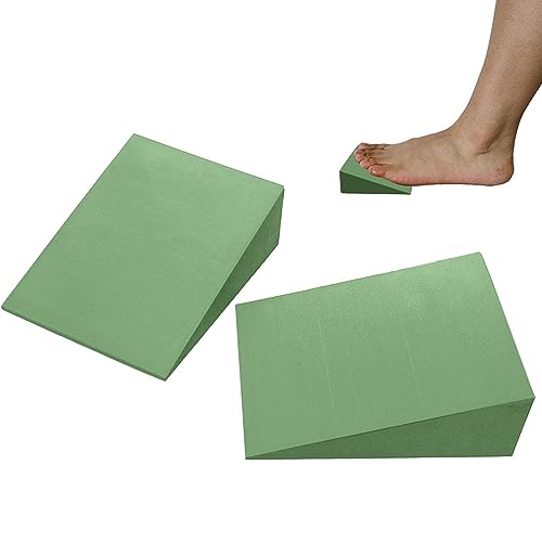 Yoga Wedge Block, Professional Height Wedge Yoga Prop, Portable Foam Yoga Wedge Stretching Equipment, Supportive Yoga Block, Back Support Foam Incline Slant Board For Leg, Calf, Ankle And Foot Stretch