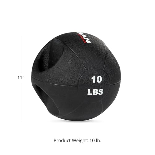 Titan Fitness Dual Grip Medicine Ball