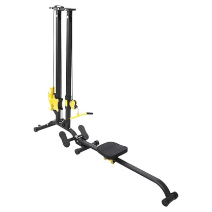 Power Tower Pull Up Bar Station Multi-Function Adjustable Height Foldable Dip Station with Adjustable Height Multi-Function Power Rack for Home, Small Gyms, Companies