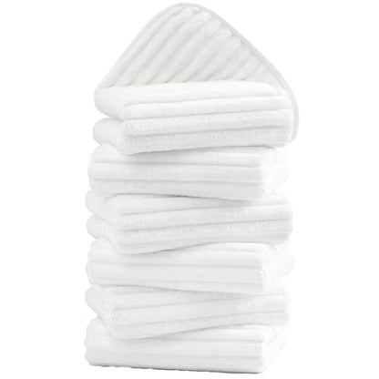 6 Pack Soft Microfiber Hand Towels for Bathroom, 16"x30", White - color: White