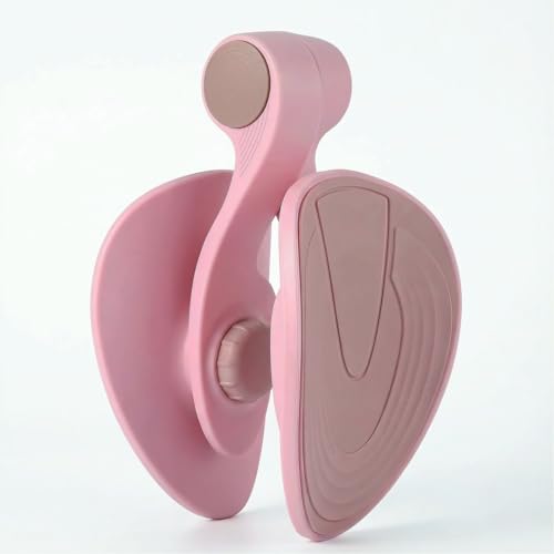 Inner Thigh Exerciser, Thigh Trainer & Pelvic Floor Exercise Devices for Women and Men, Hip Glute & Leg Toner, Non-Slip Stable Design Home Gym Equipment for Home Workout - color: Pink (35lb)
