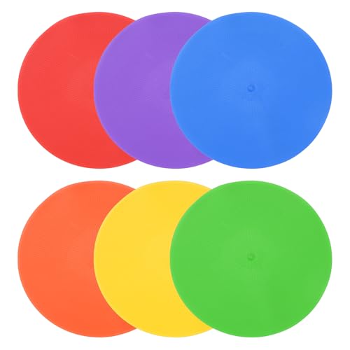 PATIKIL Spot Markers, Non-Slip Floor Agility Markers Flat - color: Multicolor
