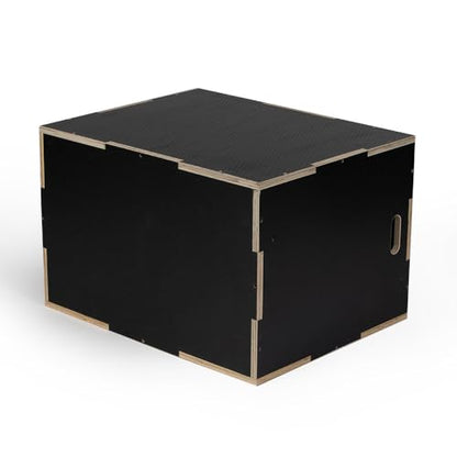Titan Fitness Wooden Plyometric Box, 20in 24in 30in, Pro-Duty Plyo Box, Jump Step-Up Box Squat, Home Garage Gym Training
