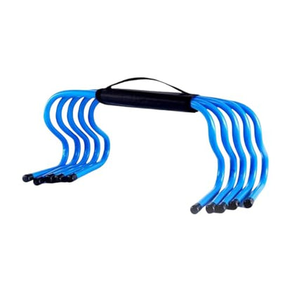 Speed Hurdles for Agility Training, 5-Piece Set with 15cm (6 inch) Obstacles