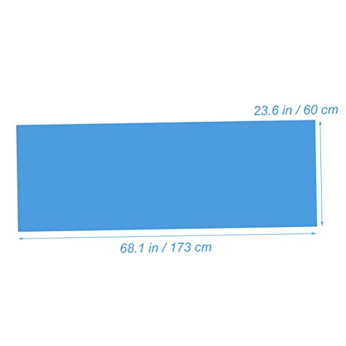 BESPORTBLE Portable Slip Yoga Mat for Fitness Outdoor Camping Hot Yoga Pilates and Aerobic Stretching Lightweight High Density Blue