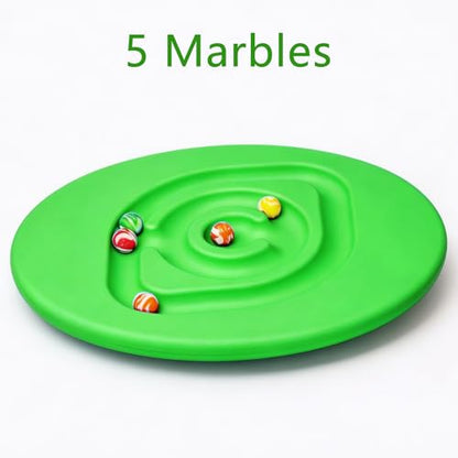 Kids Balance Board Wobble Rocker Balance Board with Mini Balls Load 170lb for Balancing Exercise Equipment Game 18.5 x 14.57 Inch