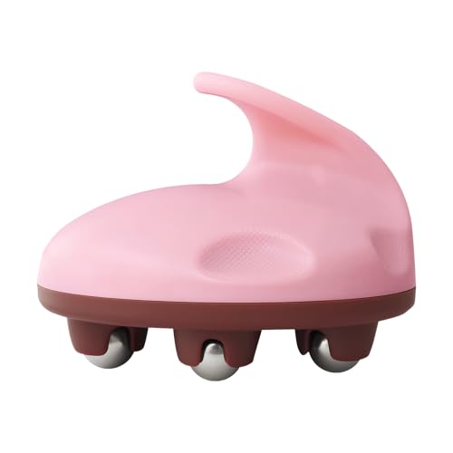 Lymphatic Massage Roller for Cellulite Remover Body Sculpting - Handheld Cellulite Massage Tool for Body Bloat Blood Circulation Lymphatic Drainage Pink - size: Steel Roller-pink