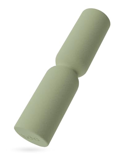 Bala Hourglass Foam Roller (Sage) - Soft Density Back Roller Foam for Physical Therapy, Deep Tissue Muscle Massage, Flexibility & Stretching - Workout Roller for Yoga, Neck, Back & Legs Exercise - color: Sage