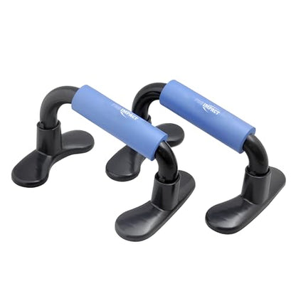 Push Up Handles with Non-Slip Foam Grips - Portable, Durable, Lightweight Push-Up Bars for Home Gym, Strength Training, Core Exercises, Dips, V-Sits, Shoulders & Back Workout