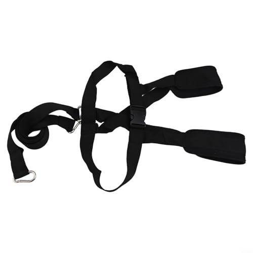 Sled Harness for Exercise, Running Resistance Training Rope Kit with Adjustable Waist 33-46 Inch,Nylon Football Tire Pulling Harness