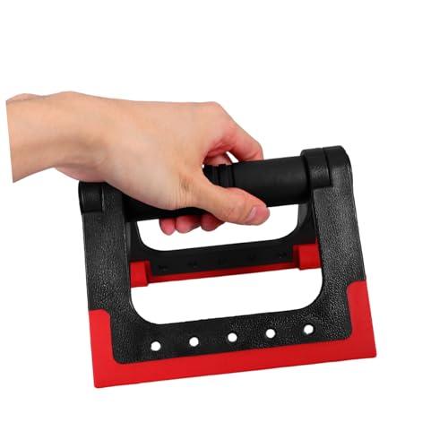 Foldable Bracket Red with Rotating Handles for Men Women Portable Compact Fitness Stand for Home Workout Gravity Distribution Protects Wrists Enhances Upper Body Strength Training