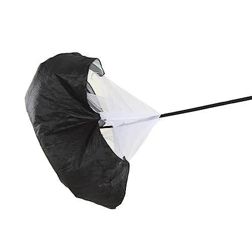 Running Speed Training Parachute, Resistance Sprint Chute for Track and Field, Football Soccer Speed Workout, Adjustable Belt with Storage Bag, Professional Grade Polyester Pongee